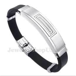 Bracelet En Caoutchouc Titane Pour Homme