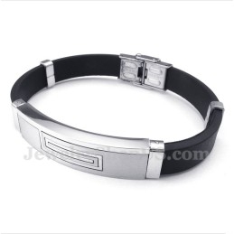Bracelet En Caoutchouc Titane Pour Homme