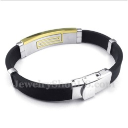 Bracelet En Caoutchouc Titane Pour Homme