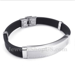 Bracelet En Caoutchouc Titane Pour Homme