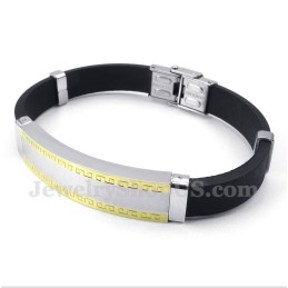 Bracelet En Caoutchouc Titane Pour Homme