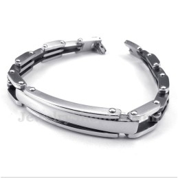 Bracelet Homme En Titane Noir