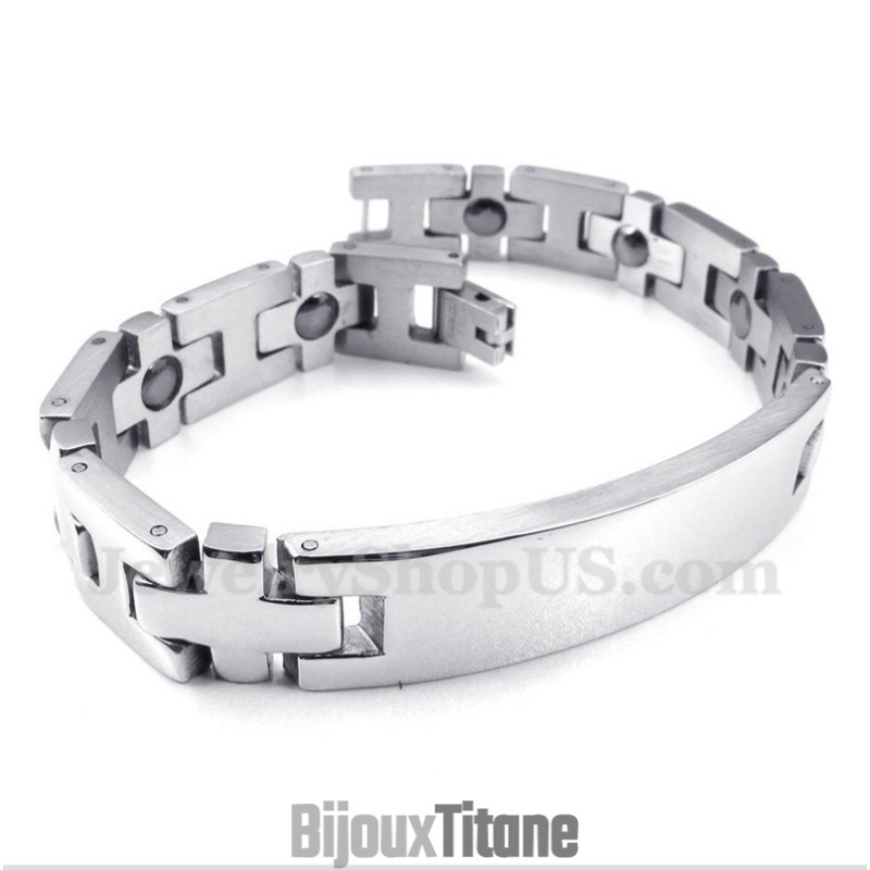 Bracelet Magnétique En Titane Pour Homme Bracelet Magnétique En Titane Pour Homme