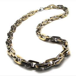 Collier En Titane Doré De 20,1 Pouces En Forme De Chaîne