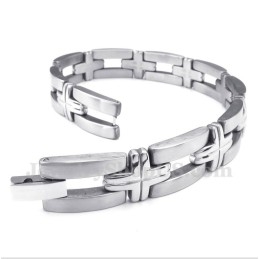 Bracelet Croix En Titane Pour Homme