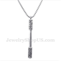 Pendentif En Titane Pour Homme Avec Chaîne Gratuite