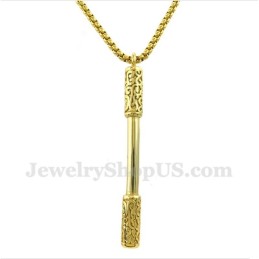 Pendentif En Titane Pour Homme Avec Chaîne Gratuite