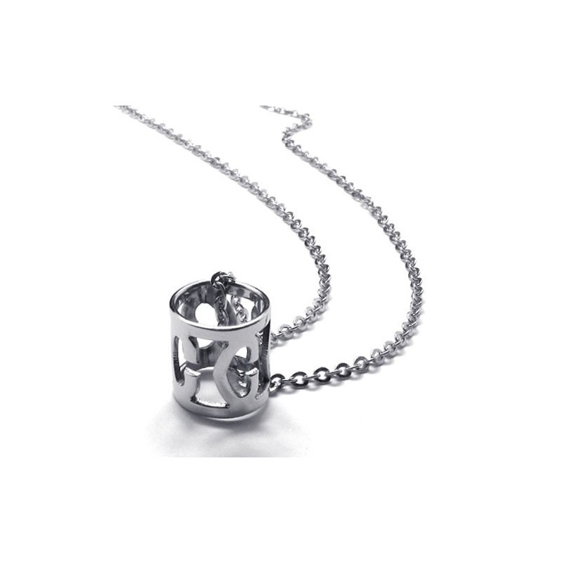 Collier Creux En Titane De 15,4 Pouces Collier Creux En Titane De 15,4 Pouces