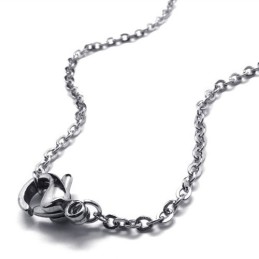 Collier Creux En Titane De 15,4 Pouces