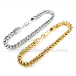 Bracelet Homme En Titane Doré