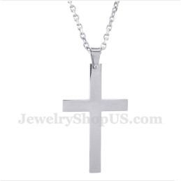 Pendentif Croix En Titane Pour Homme Avec Chaîne Gratuite