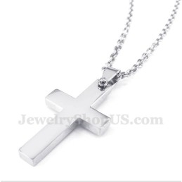 Pendentif Croix En Titane Pour Homme Avec Chaîne Gratuite