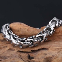 Bracelet Chaîne En Titane Pour Homme