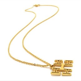 Collier En Titane Doré De 15,7 Pouces