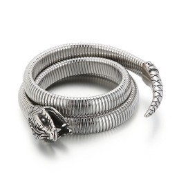Bracelet En Titane Multi-Boucles Pour Homme, Style Serpent