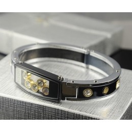 Bracelets En Titane Et Diamant Pour Hommes