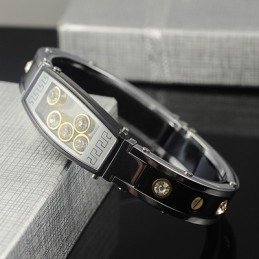 Bracelets En Titane Et Diamant Pour Hommes