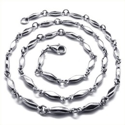 Collier En Titane Et Diamant De 20,9 Pouces