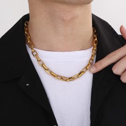 Bracelet Carré En Titane Style Rock Hip-Hop Pour Homme
