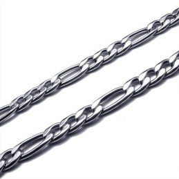Collier Simple En Argent Titane De 57 Cm