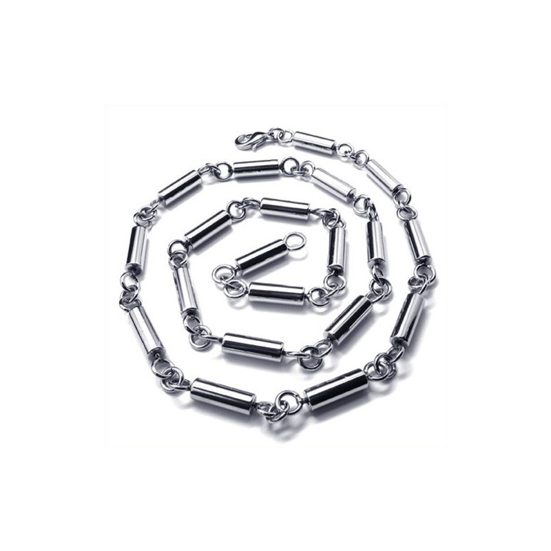 Collier Cylindrique En Titane De 19,7 Pouces