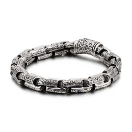 Bracelet Tête De Dragon En Titane Pour Homme, Bijou Tendance Et Vintage