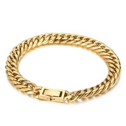 Bracelet Homme En Titane Multicolore Avec Fermoir À Bijoux