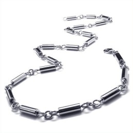 Collier Cylindrique En Titane De 19,7 Pouces