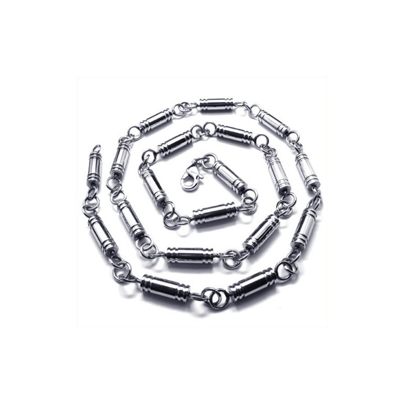 Collier Cylindrique En Titane De 21,7 Pouces Collier Cylindrique En Titane De 21,7 Pouces