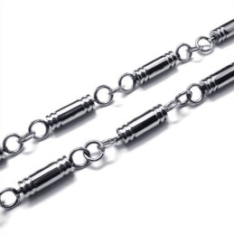 Collier Cylindrique En Titane De 21,7 Pouces