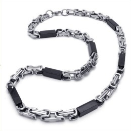 Collier Cuboïde En Titane De 21,7 Pouces