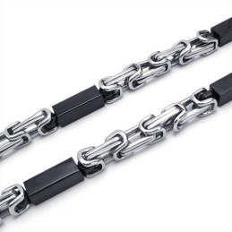 Collier Cuboïde En Titane De 21,7 Pouces