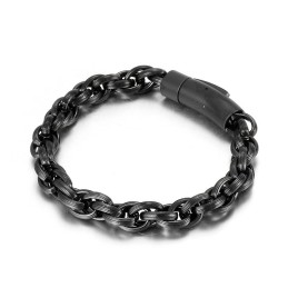 Bracelet En Titane Pour Homme, Style Motard, Simple Et Tendance