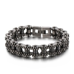 Bracelet De Vélo En Titane Pour Homme, Style Rétro Chic Et Tendance