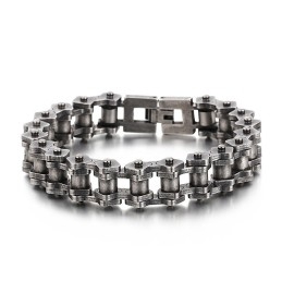 Bracelet De Vélo En Titane Pour Homme, Style Rétro Chic Et Tendance
