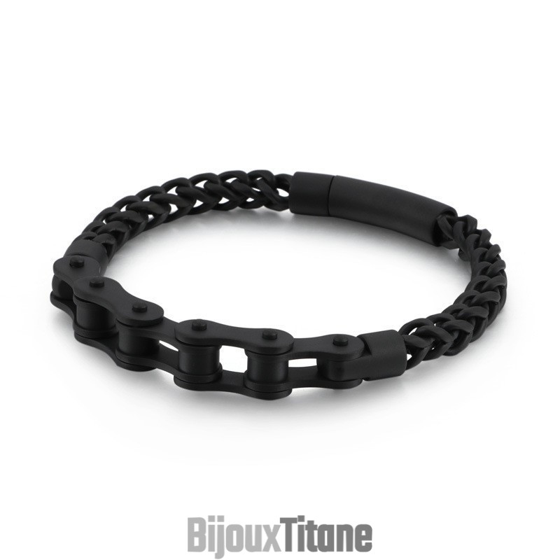Bracelet De Motard En Titane Pour Hommes Et Femmes