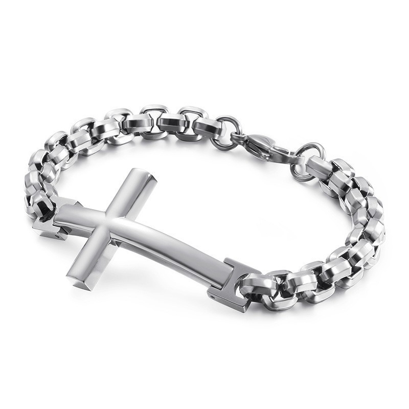 Bracelet Homme Tide En Titane Bracelet Homme Croix Carrée En Titane Accessoires Homme Tide Bracelet Homme Tide En Titane Bracelet Homme Croix Carrée En Titane Accessoires Homme Tide