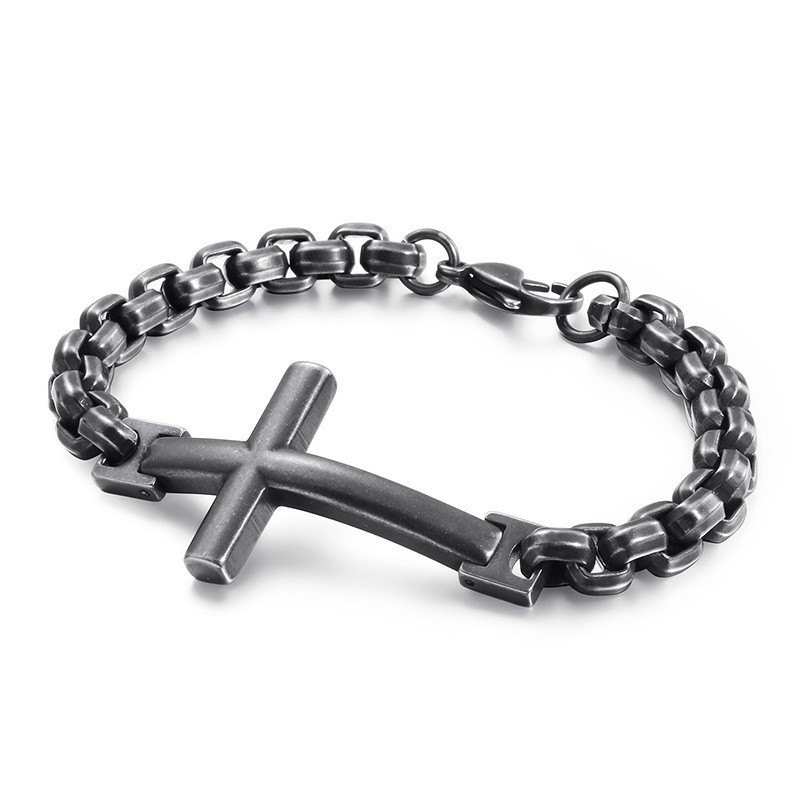 Bracelet Homme Tide En Titane Bracelet Homme Croix Carrée En Titane Accessoires Homme Tide Bracelet Homme Tide En Titane Bracelet Homme Croix Carrée En Titane Accessoires Homme Tide
