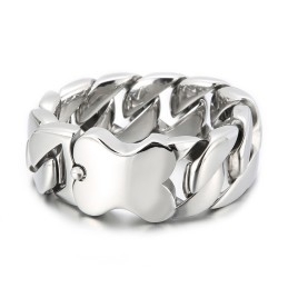 Nouveau Bracelet Cubain Pour Homme Avec Insert En Os Poli