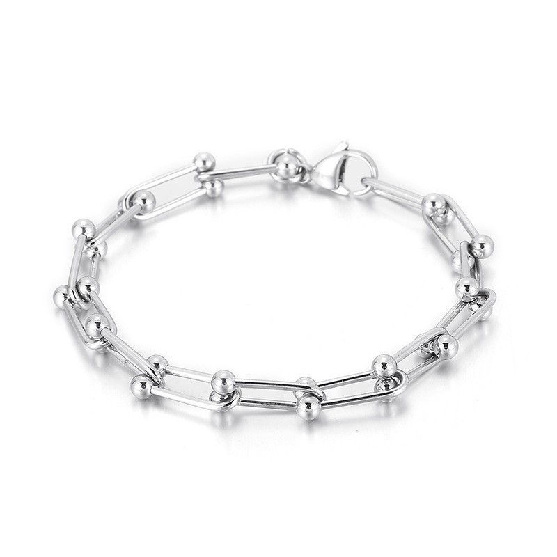 Bracelet À Boucle En Forme De Fer À Cheval En Titane Pour Homme Et Femme Bracelet À Boucle En Forme De U Bracelet À Boucle En Forme De Fer À Cheval En Titane Pour Homme Et Femme Bracelet À Boucle En Forme De U