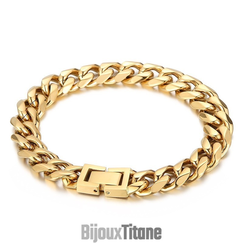 Bracelet En Titane Fait Main Pour Homme