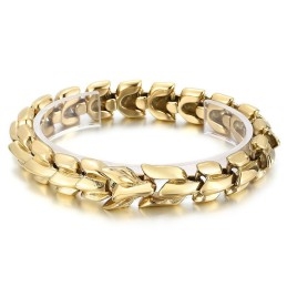 Bracelet En Titane Multicolore Plaqué Sous Vide Pour Homme