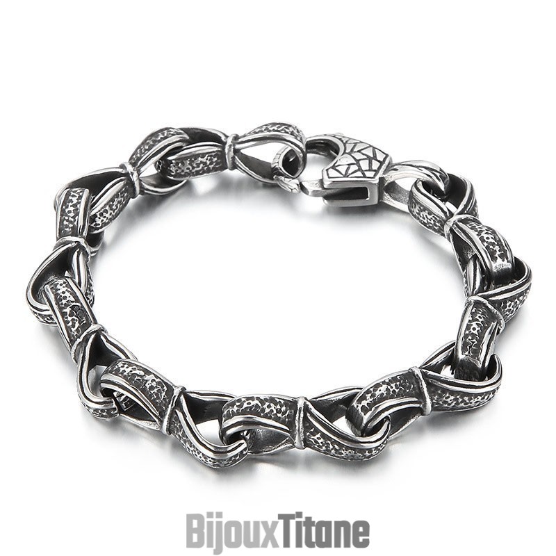 Bracelet Rétro Populaire En Titane Pour Homme, Motif Main Noire, Nouvelle Collection Bracelet Rétro Populaire En Titane Pour Homme, Motif Main Noire, Nouvelle Collection