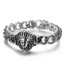 Bracelet En Titane Pour Homme, Motif Rétro Cool, Style Chef
