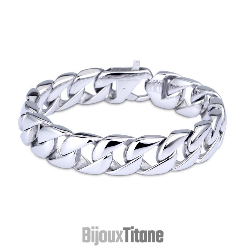Bracelet Homme En Titane Noirci Chaîne Homme Bracelet Homme En Titane Noirci Chaîne Homme