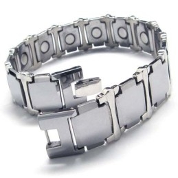 Bracelet Épais En Carbure De Tungstène Pour Homme, 16 Mm De Large