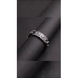 Bracelet En Titane À Motif Réticule, Bijou Tendance Rétro Pour La Main