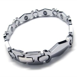 Bracelet En Carbure De Tungstène Pour Homme, Largeur 8 Mm