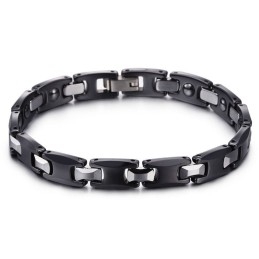 Bracelets Exquis En Titane Noir Pour Couple