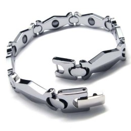 Bracelet En Carbure De Tungstène Pour Homme, Largeur 8 Mm